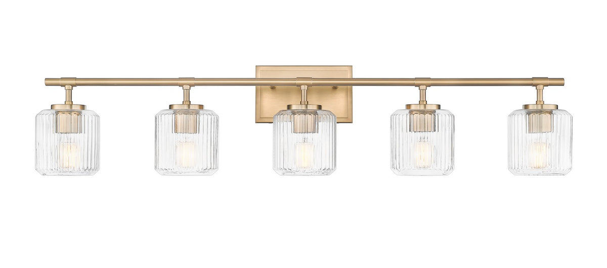 Luminaire de vanité Landon Or moderne, 42" – vue 3