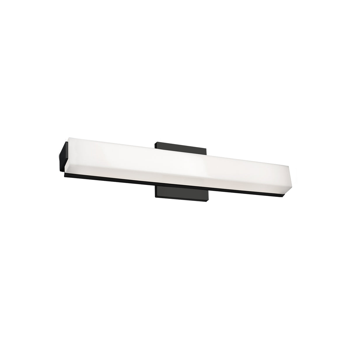 Barre d'éclairage de salle de bain Latitude Noir, 20 3/4" – Kuzco Lighting