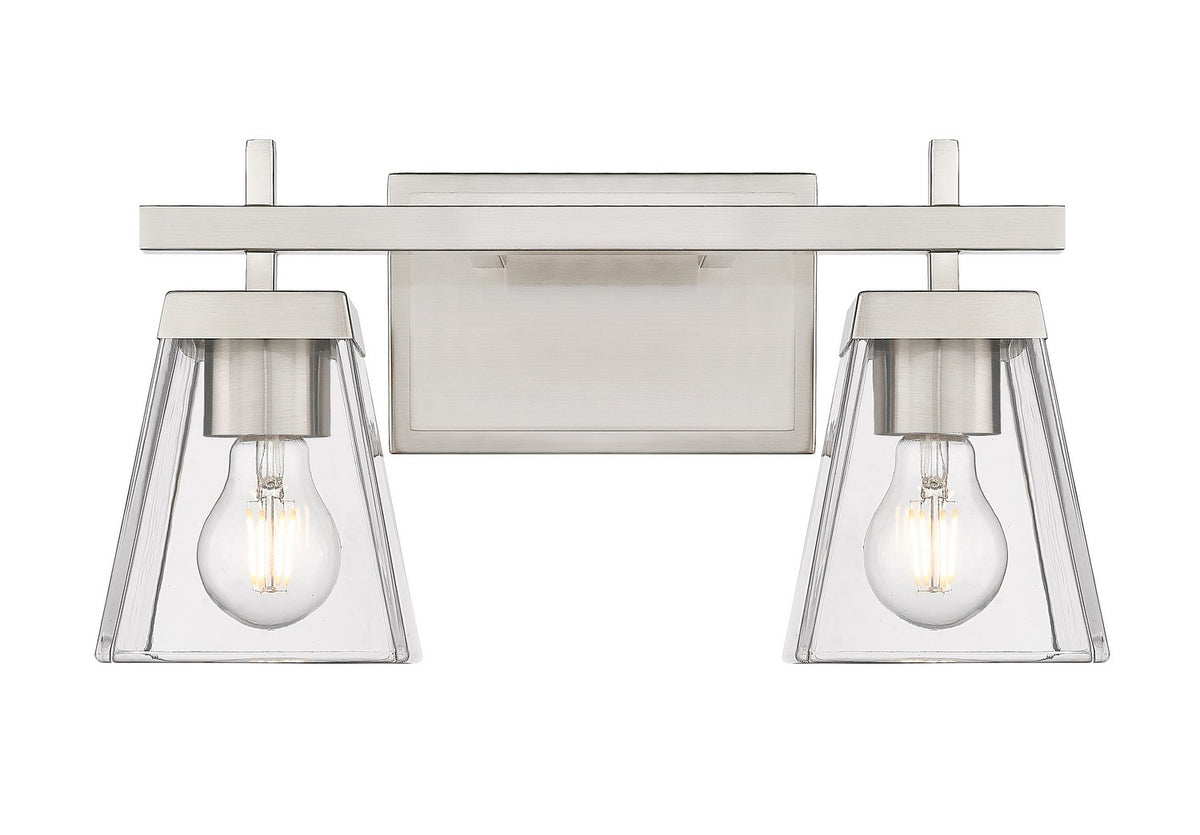 Luminaire de vanité Lauren Nickel brossé, 16" – vue 3