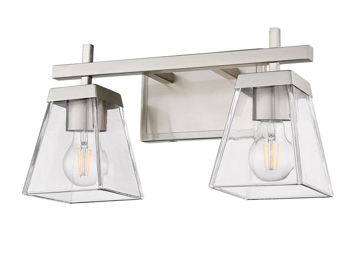 Luminaire de vanité Lauren Nickel brossé, 16" – vue 5