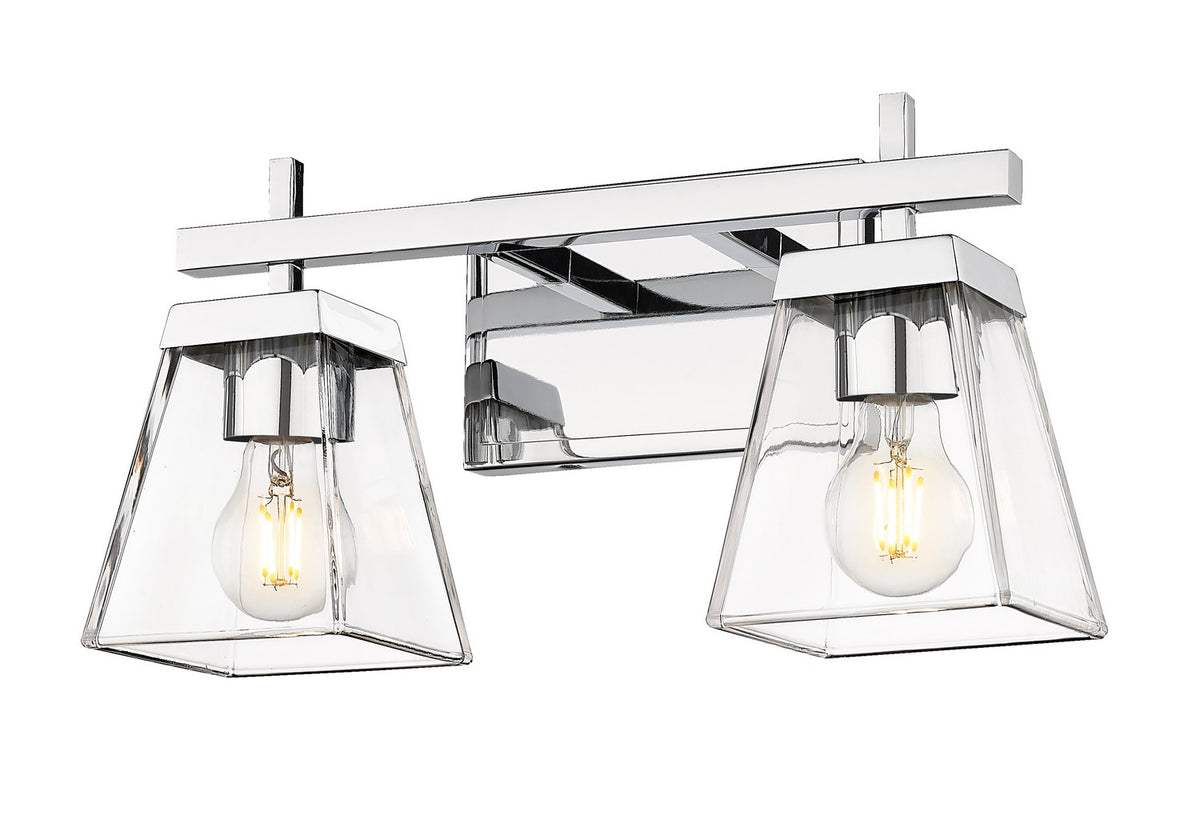Luminaire de vanité Lauren Chrome, 16" – vue 2