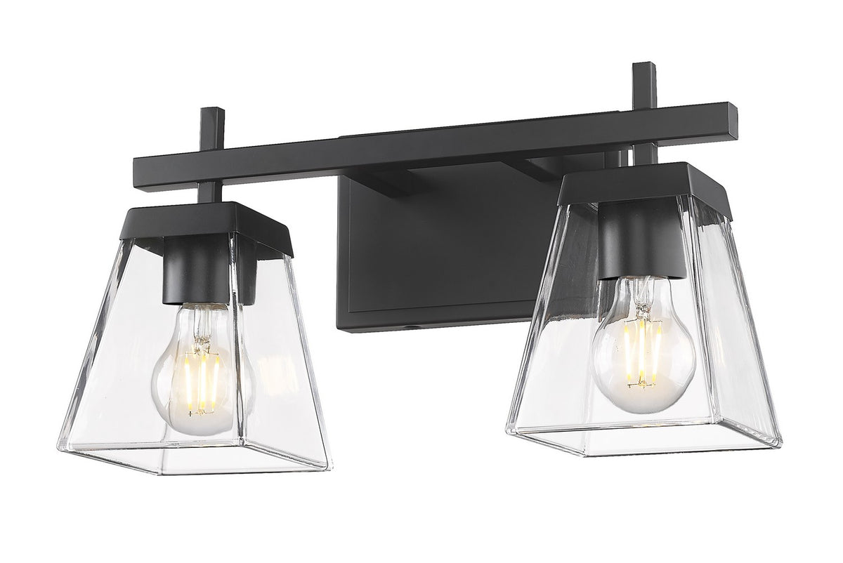 Luminaire de vanité Lauren Noir mat, 16" – vue 2