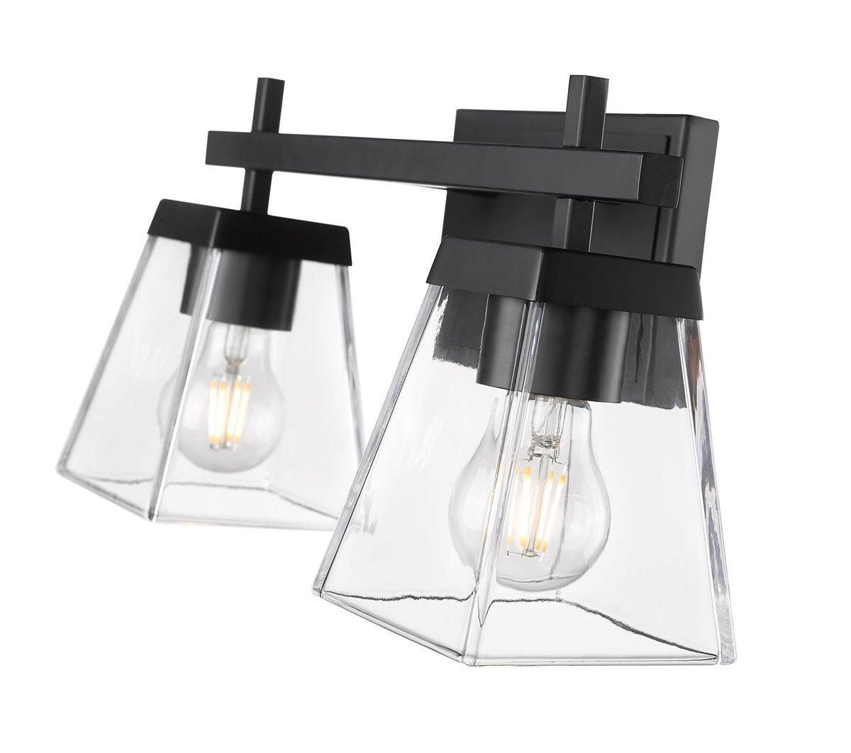 Luminaire de vanité Lauren Noir mat, 16" – vue 4