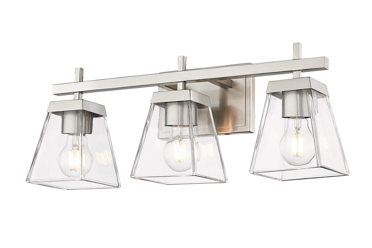 Luminaire de vanité Lauren Nickel brossé, 22" – vue 2