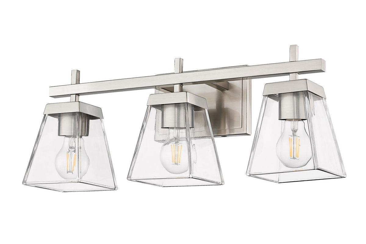Luminaire de vanité Lauren Nickel brossé, 22" – vue 4