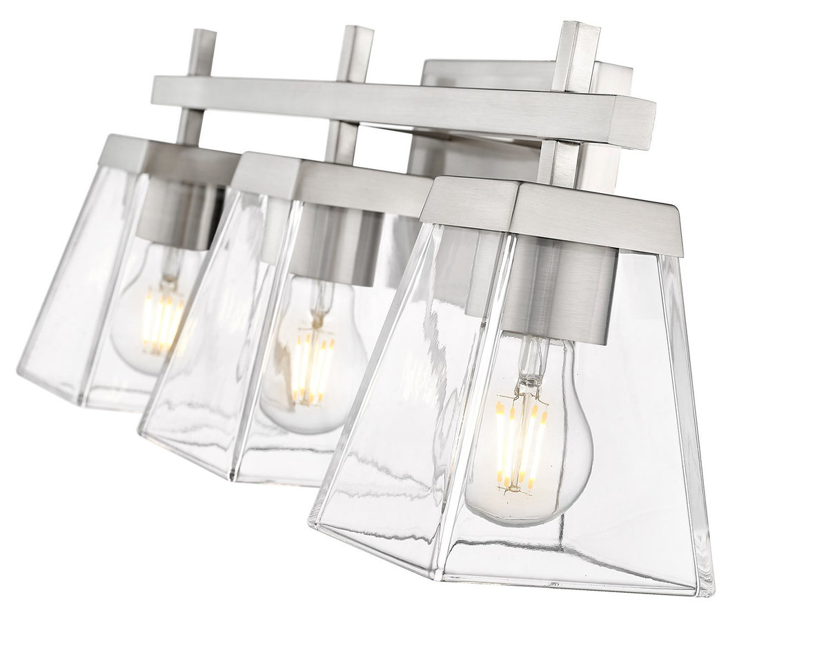 Luminaire de vanité Lauren Nickel brossé, 22" – vue 5