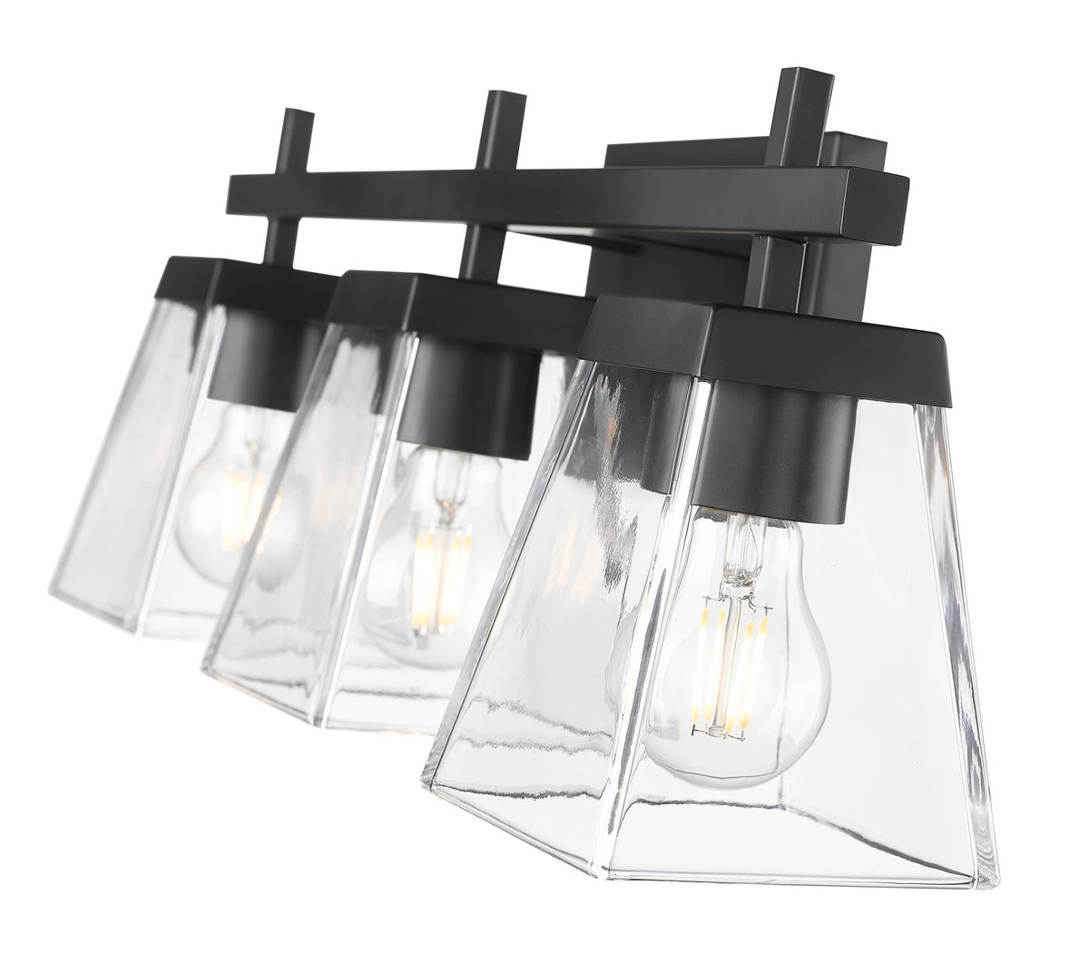 Luminaire de vanité Lauren Noir mat, 22" – vue 5