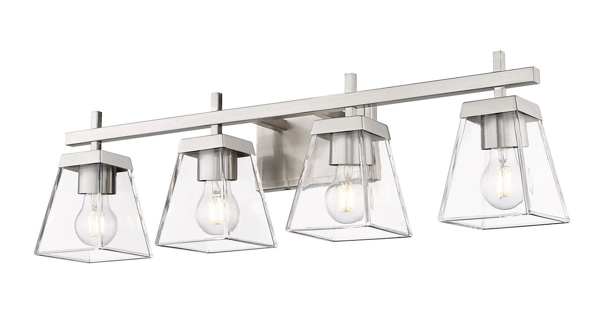 Luminaire de vanité Lauren Nickel brossé, 30 1/2" – vue 2