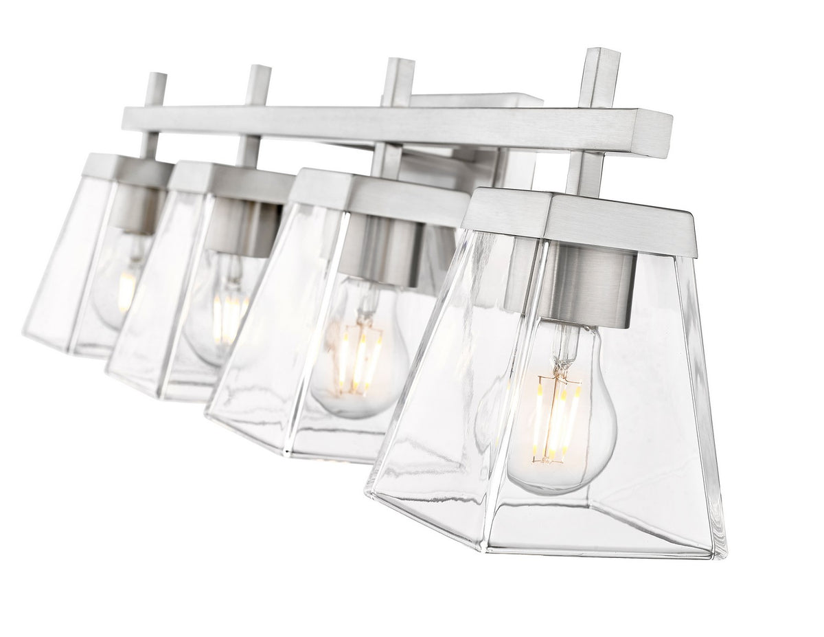 Luminaire de vanité Lauren Nickel brossé, 30 1/2" – vue 5