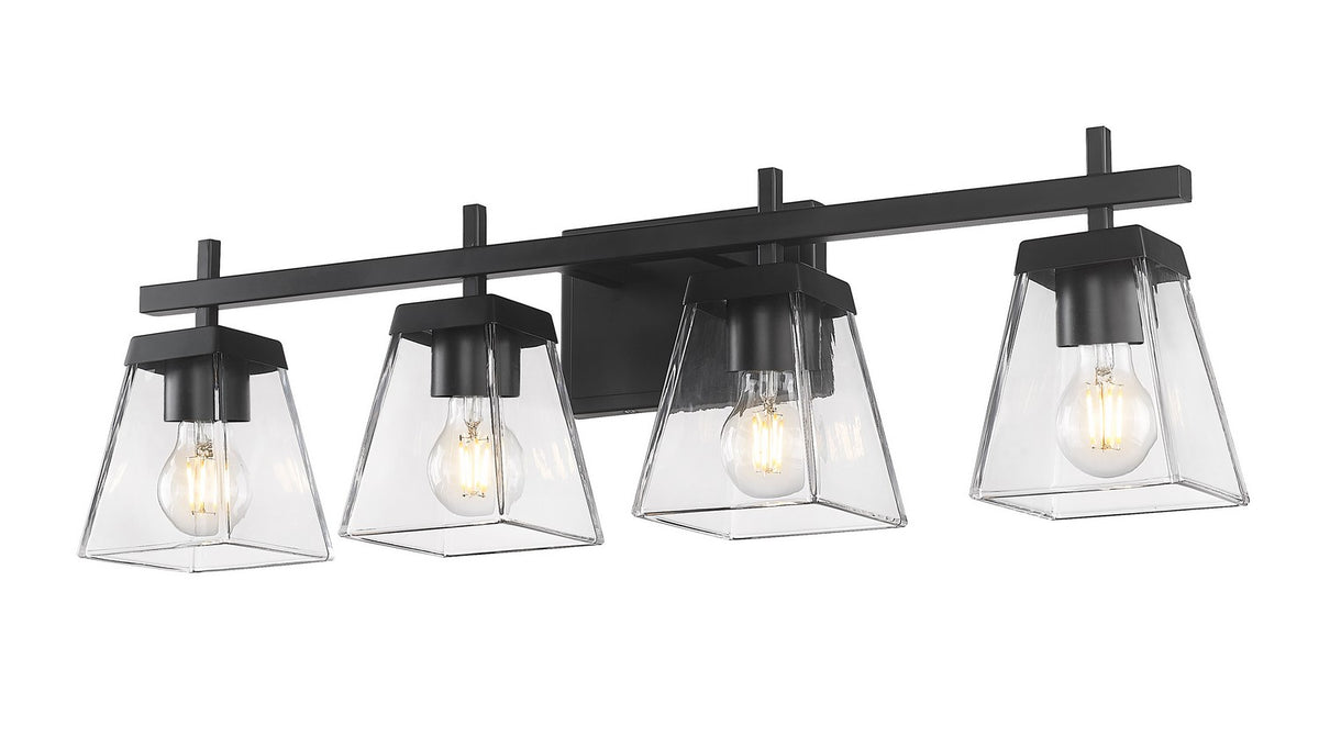 Luminaire de vanité Lauren Noir mat, 30 1/2" – vue 2