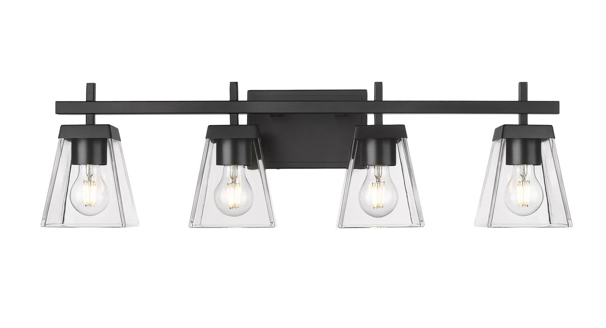 Luminaire de vanité Lauren Noir mat, 30 1/2" – vue 3