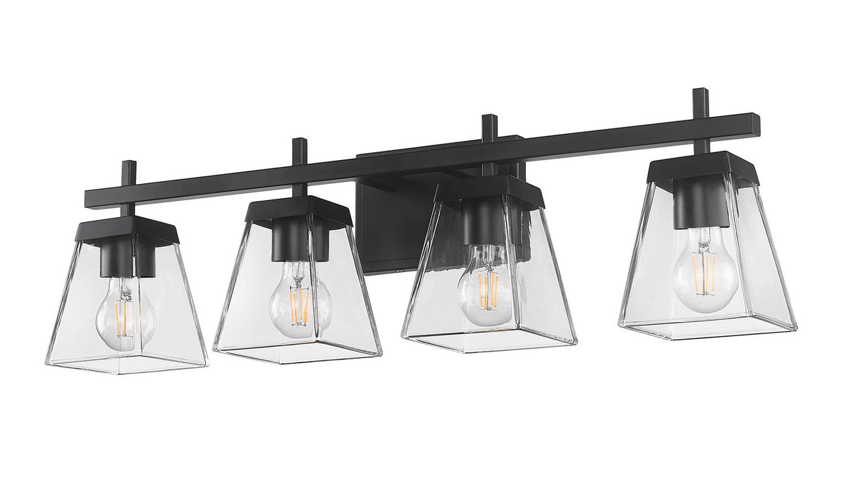 Luminaire de vanité Lauren Noir mat, 30 1/2" – vue 4