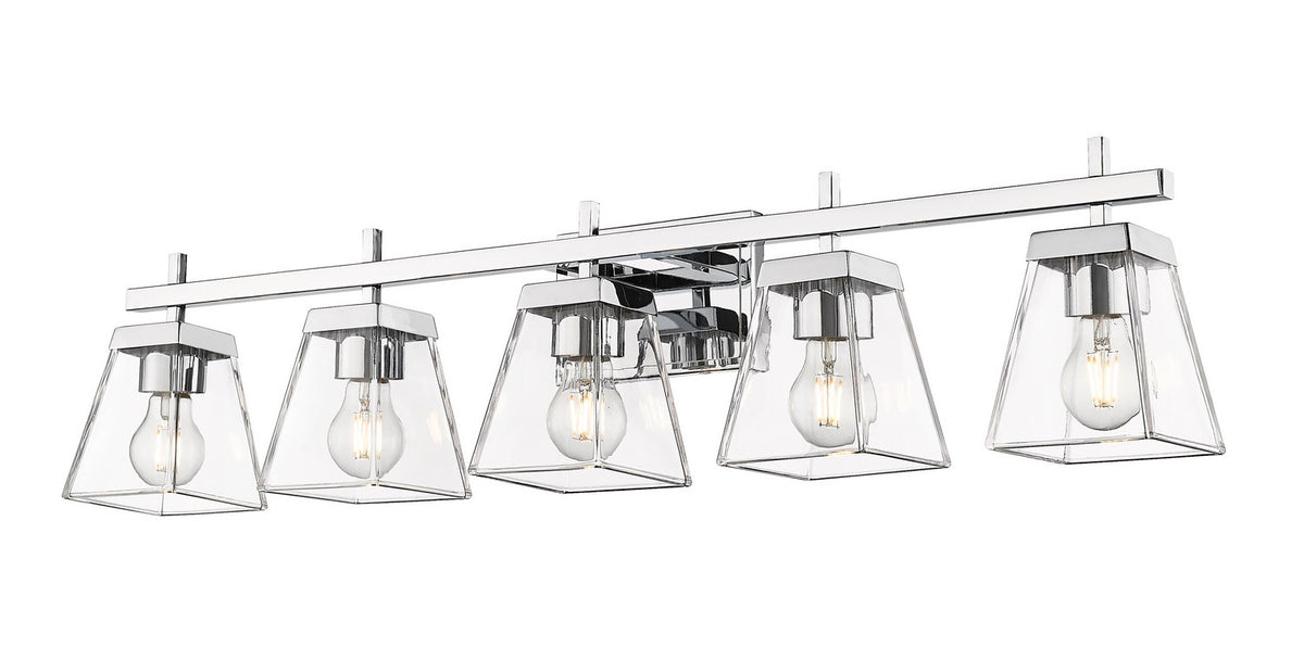 Luminaire de vanité Lauren Chrome, 39" – vue 2