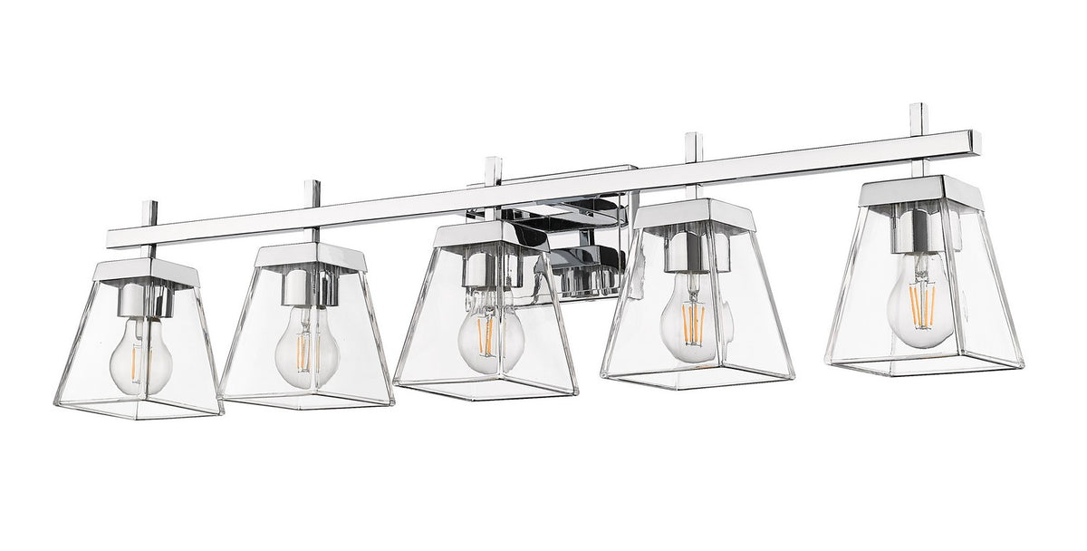 Luminaire de vanité Lauren Chrome, 39" – vue 4