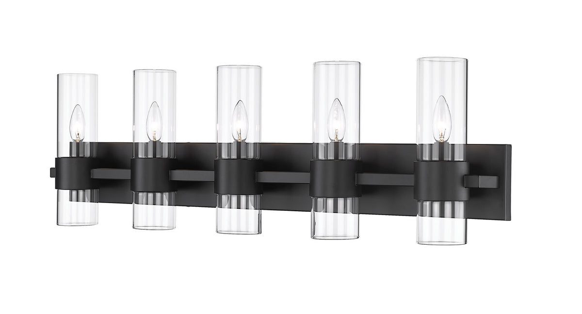 Luminaire de vanité Lawson Noir mat, 38" – Z-Lite