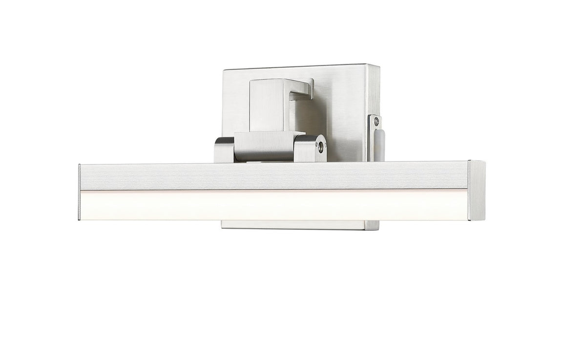 Barre d'éclairage de salle de bain Liam Nickel brossé, 13" – Z-Lite