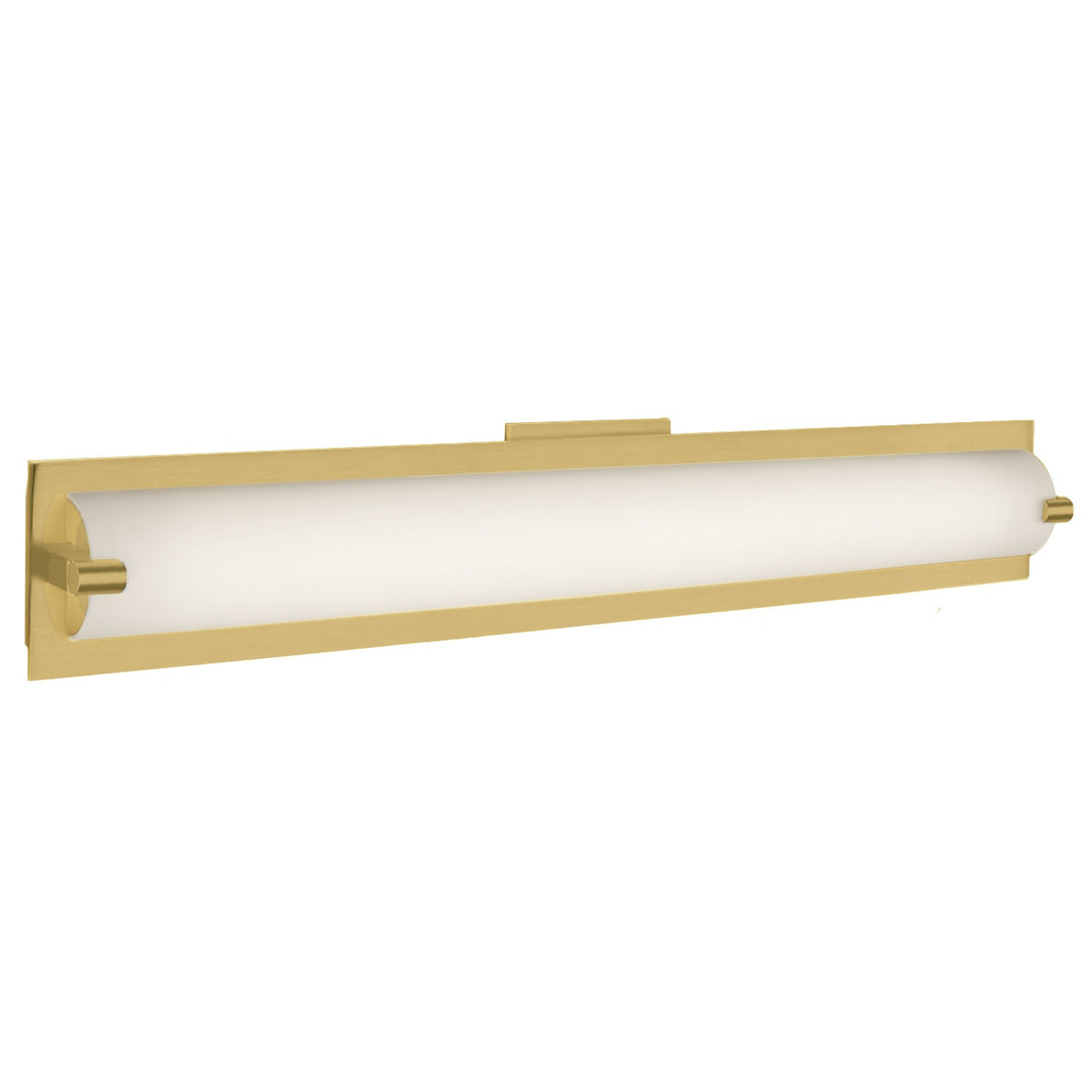 Barre d'éclairage de salle de bain Lighthouse Or brossé, 26" – Kuzco Lighting