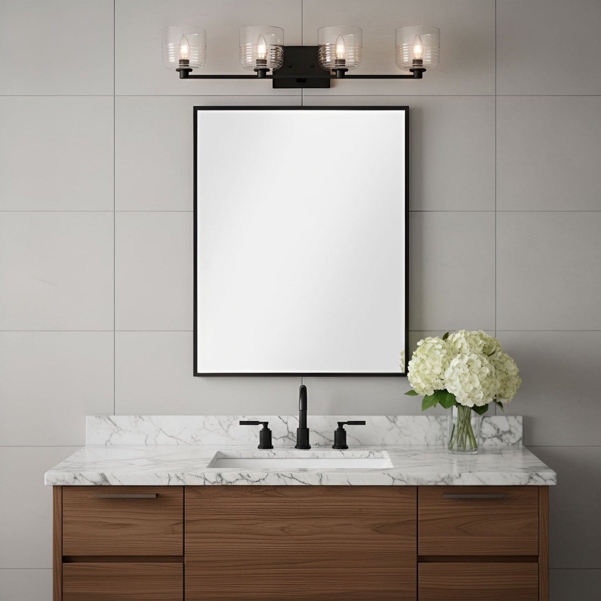 Luminaire de vanité Lochdale - Laiton satiné 33 5/8" by Visual Comfort Studio | Luminaires & cie