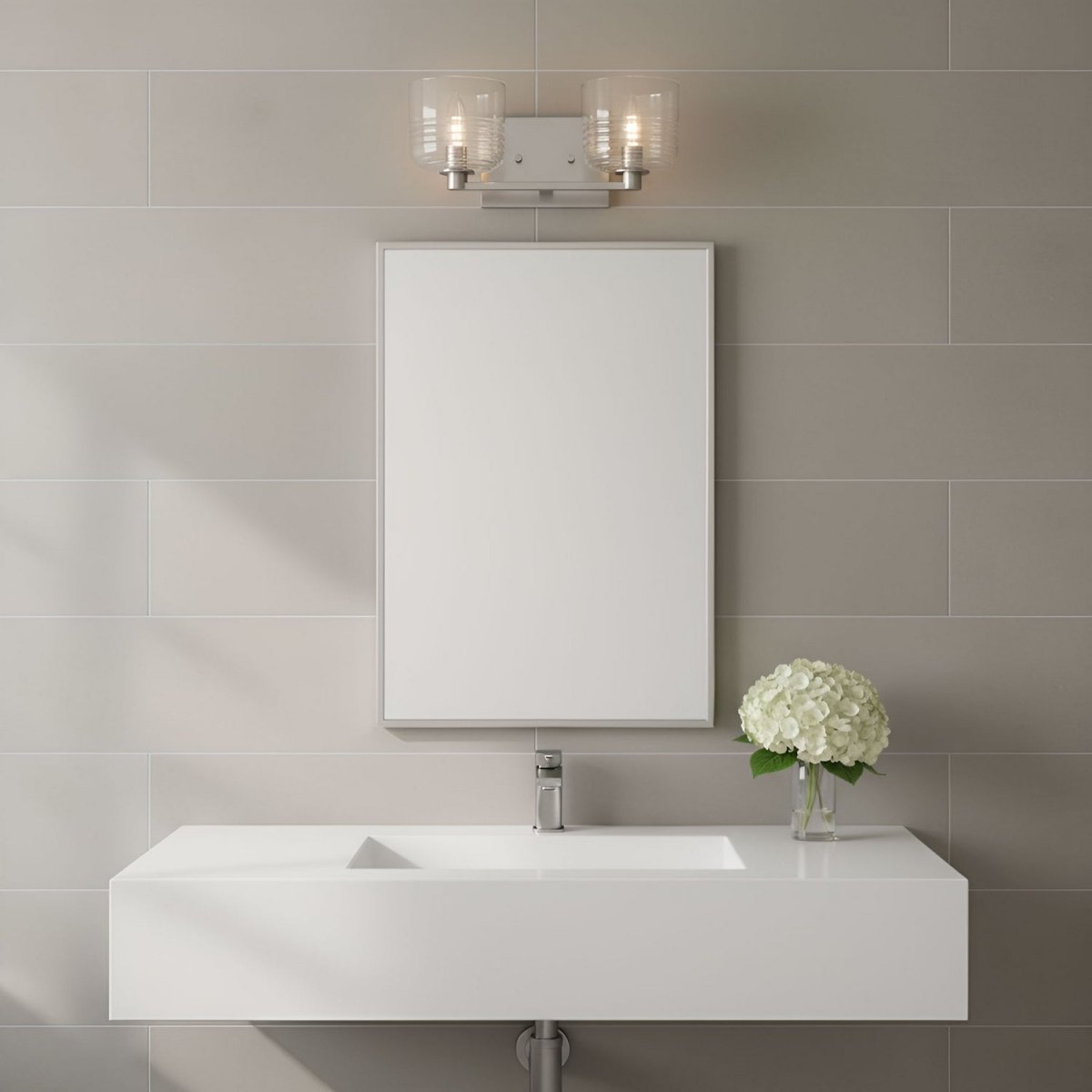 Luminaire de vanité Lochdale - Laiton satiné 33 5/8" by Visual Comfort Studio | Luminaires & cie