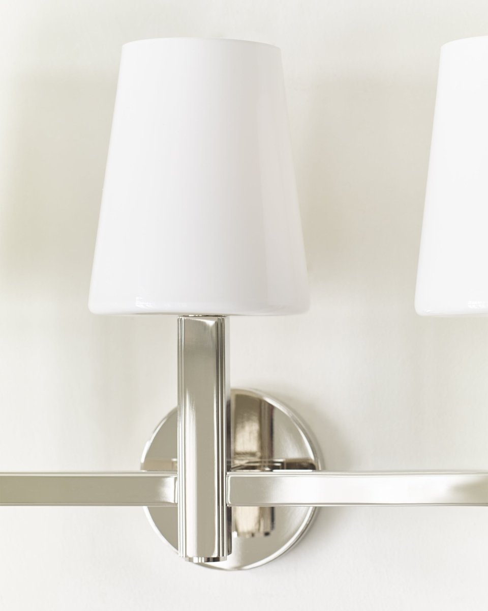 Luminaire de vanité Logan - Nickel poli 19 1/2" by Visual Comfort Studio | Luminaires & cie