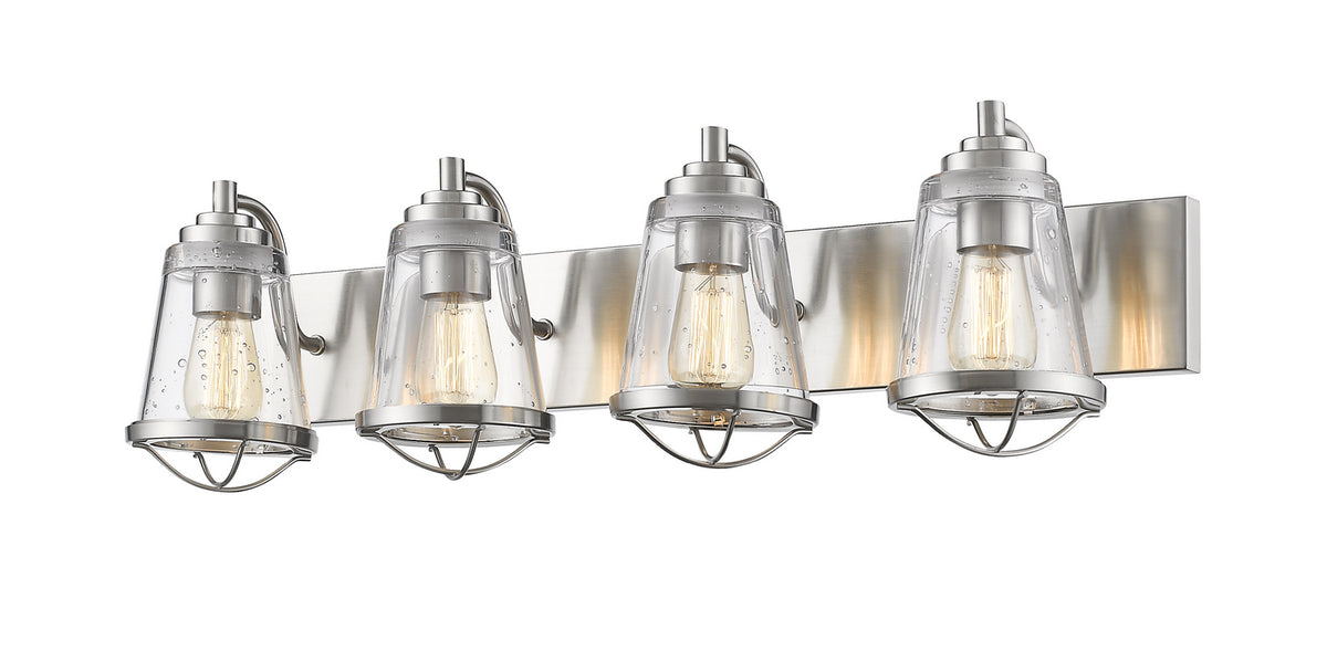 Luminaire de vanité Mariner Nickel brossé, 32" – Z-Lite