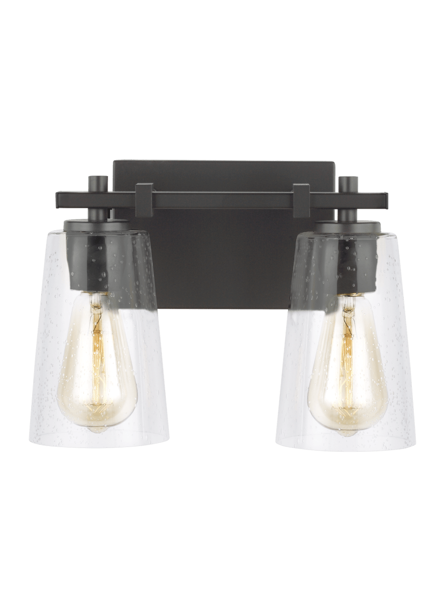 Luminaire de vanité Mercer - Bronze frotté d'huile 12 1/2" by Visual Comfort Studio | Luminaires & cie