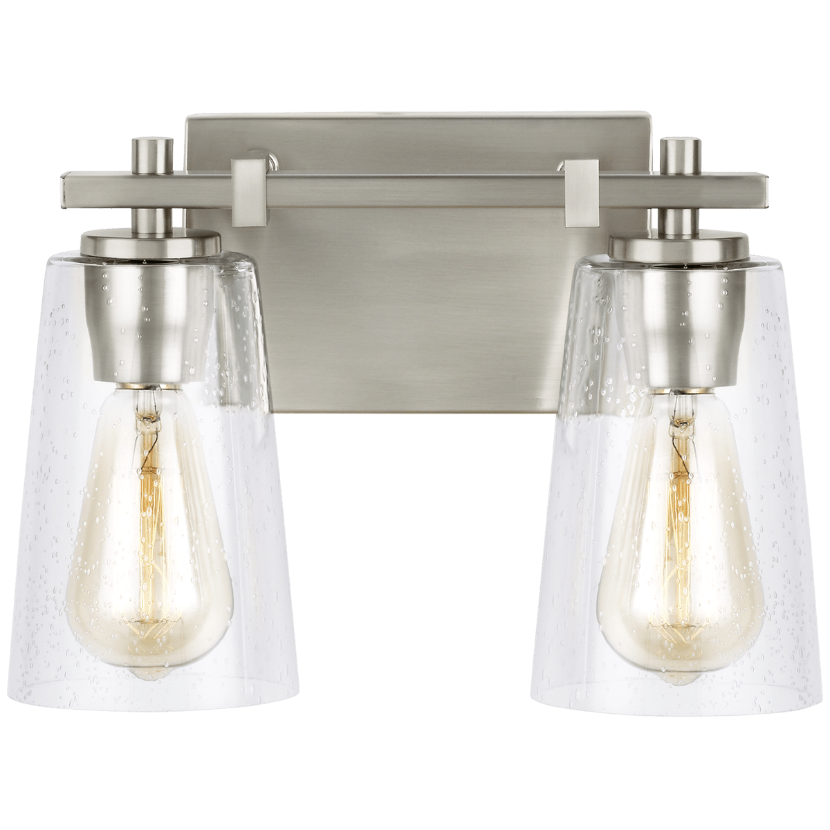 Luminaire de vanité Mercer - Nickel en satin 12 1/2" by Visual Comfort Studio | Luminaires & cie