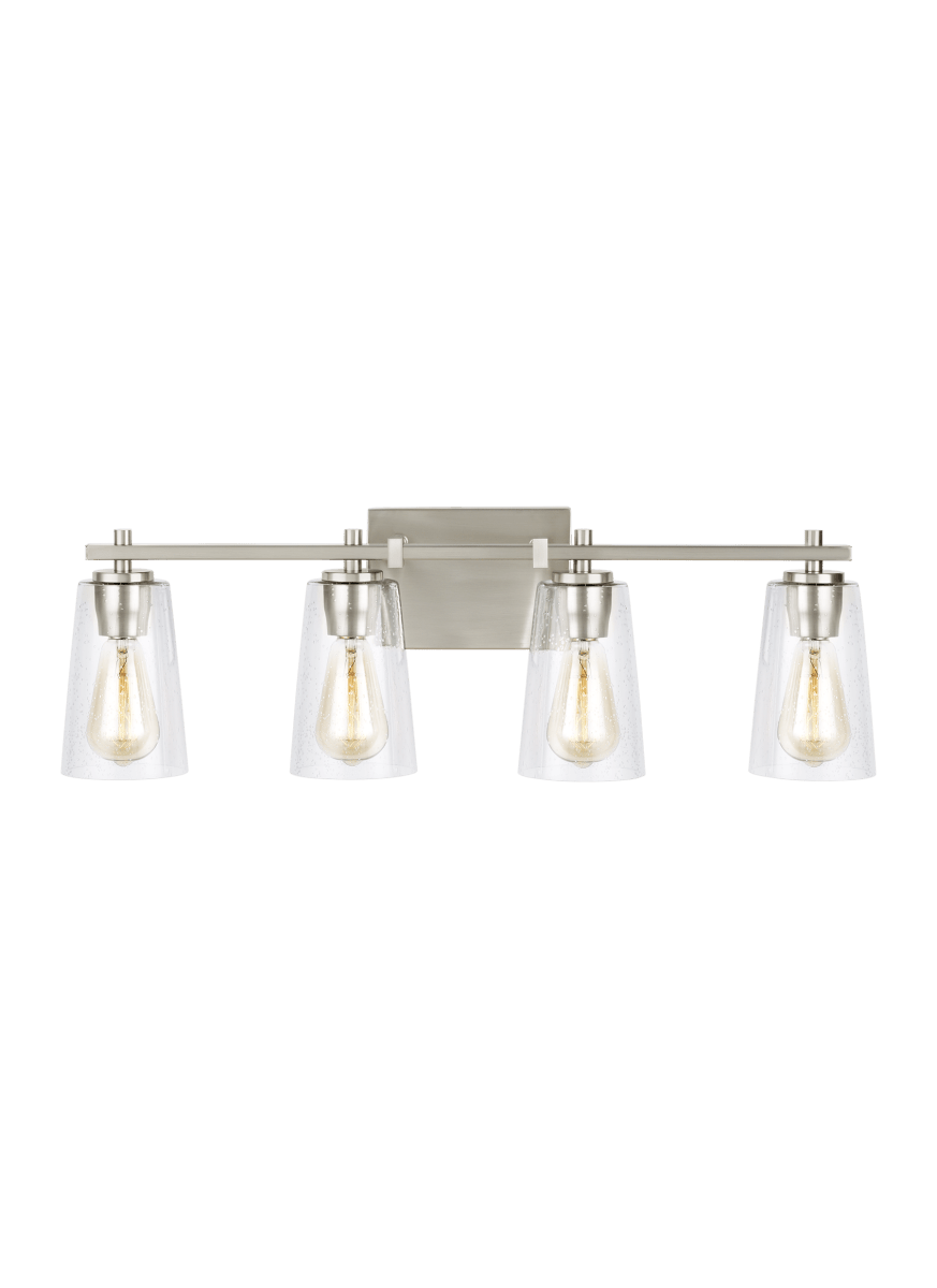 Luminaire de vanité Mercer - Nickel en satin 28 5/8" by Visual Comfort Studio | Luminaires & cie