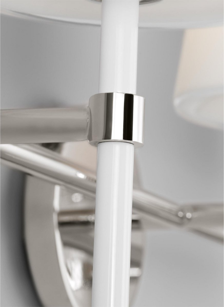 Luminaire de vanité Monroe - Nickel poli by Visual Comfort Studio | Luminaires & cie