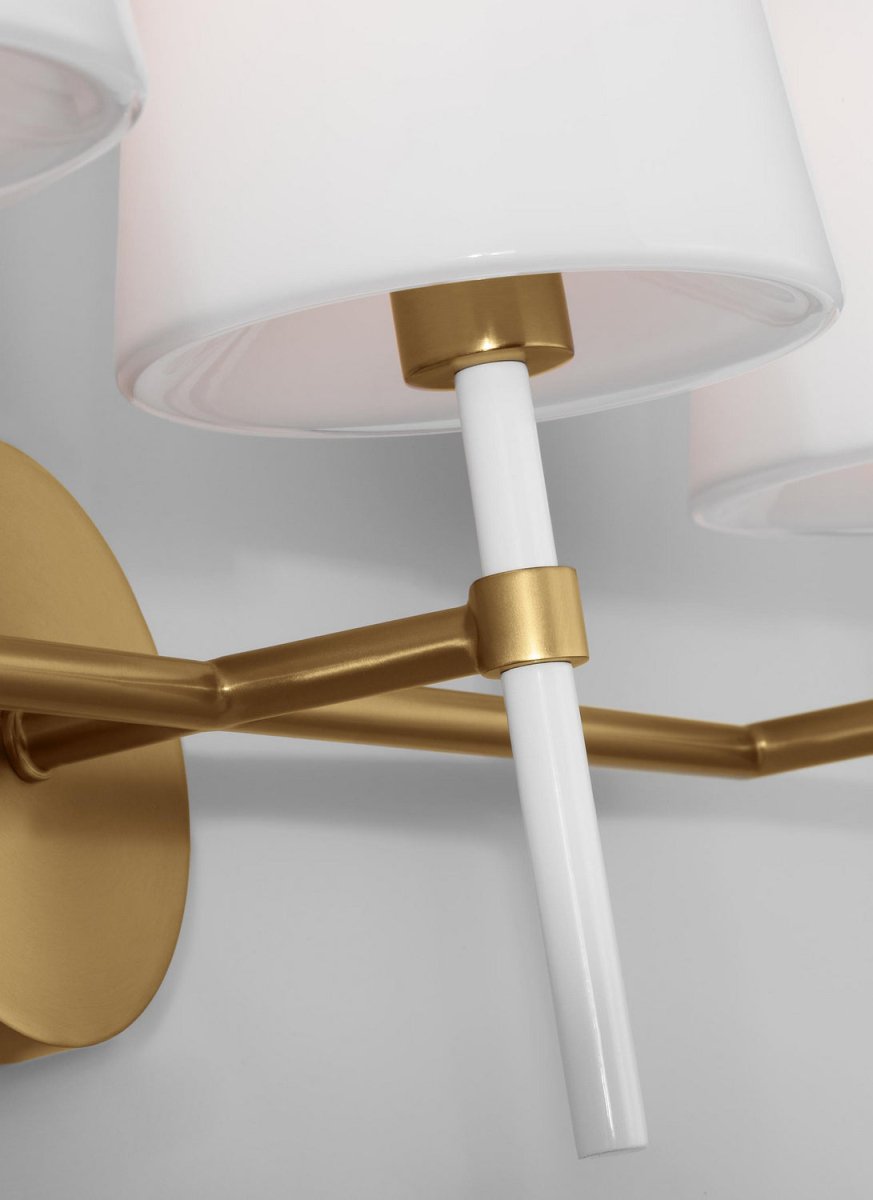 Luminaire de vanité Monroe - Nickel poli by Visual Comfort Studio | Luminaires & cie
