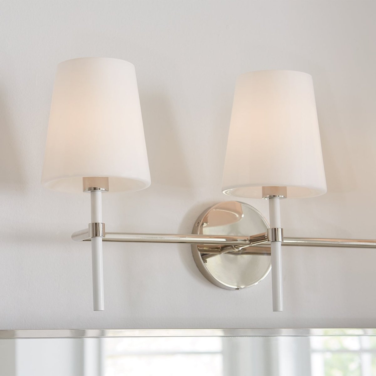 Luminaire de vanité Monroe - Nickel poli by Visual Comfort Studio | Luminaires & cie