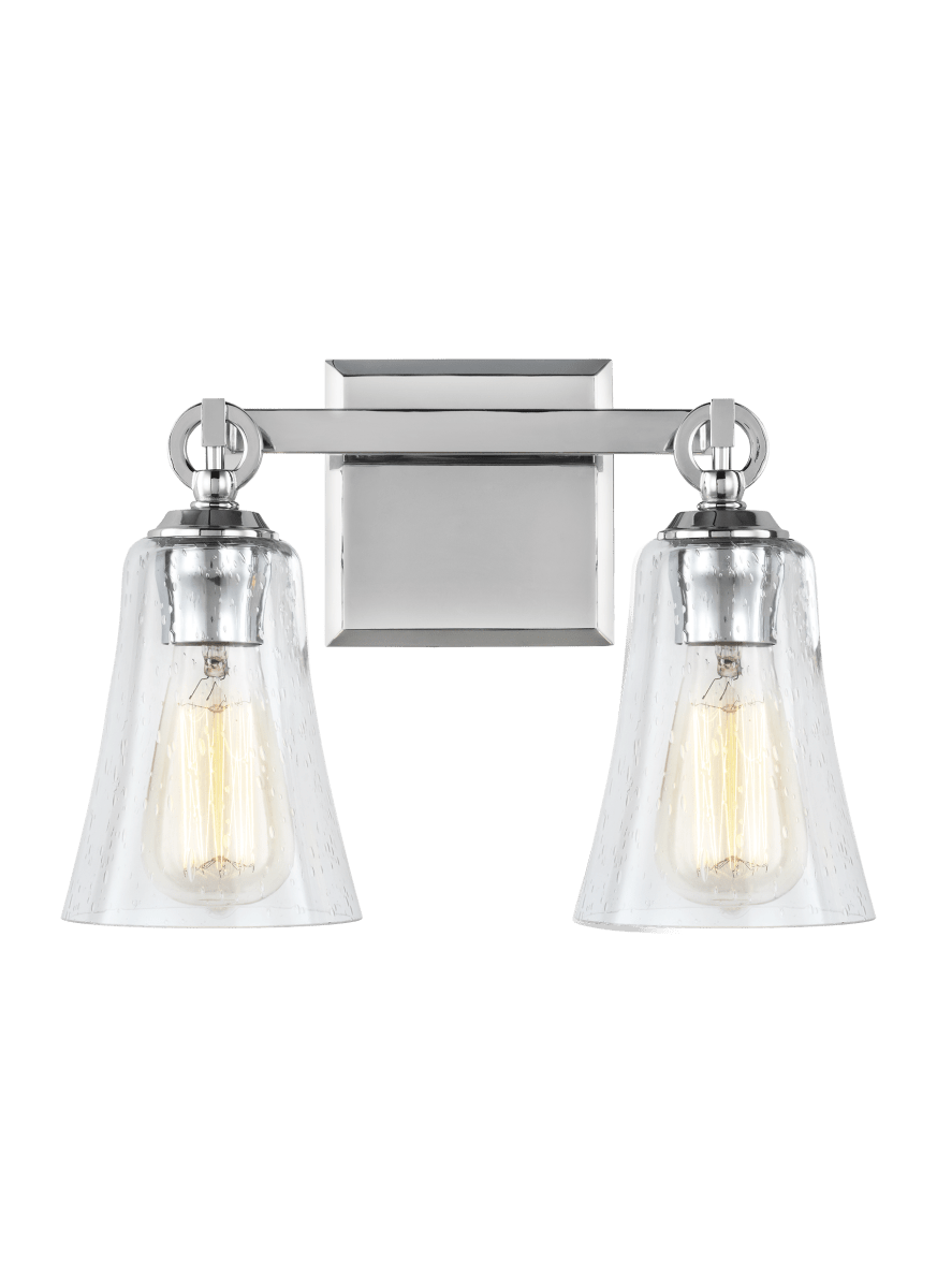 Luminaire de vanité Monterro - Chrome 13 1/2" by Visual Comfort Studio | Luminaires & cie