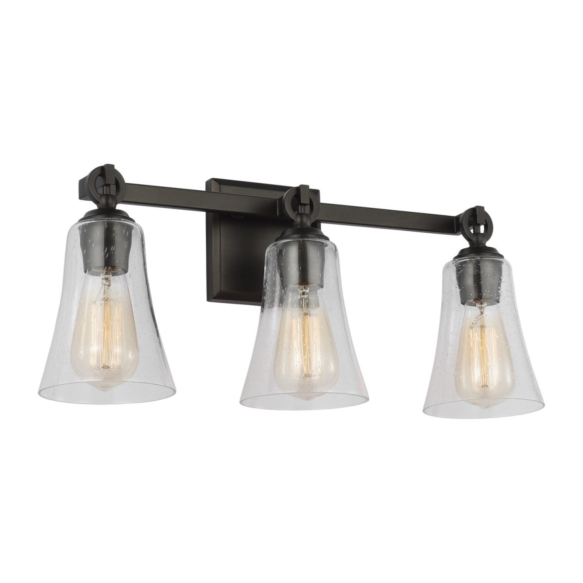 Luminaire de vanité Monterro - Fer vieilli 21 3/4" by Visual Comfort Studio | Luminaires & cie