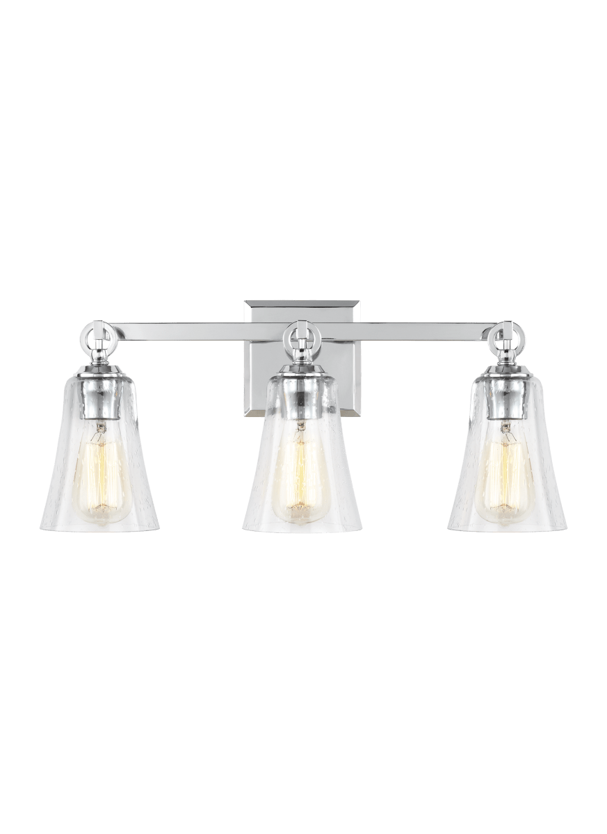 Luminaire de vanité Monterro - Chrome 21 3/4" by Visual Comfort Studio | Luminaires & cie