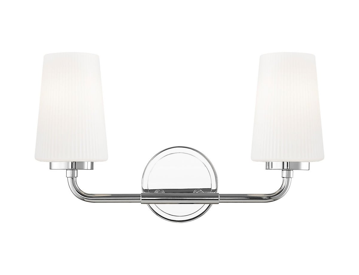 Luminaire de vanité Montford Chrome, 16" – vue 2