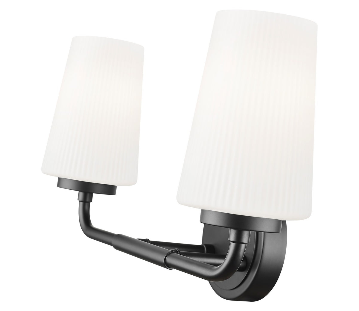 Luminaire de vanité Montford Noir mat, 16" – vue 4