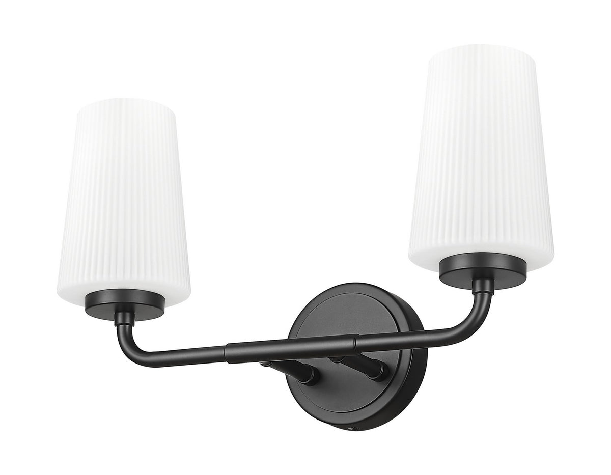 Luminaire de vanité Montford Noir mat, 16" – vue 5
