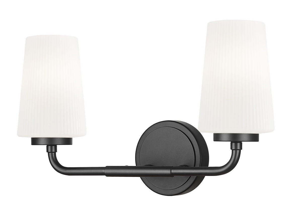 Luminaire de vanité Montford Noir mat, 16" – Z-Lite