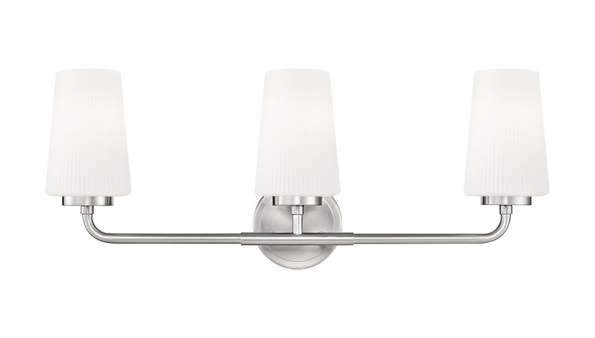 Luminaire de vanité Montford Nickel brossé, 24" – vue 2