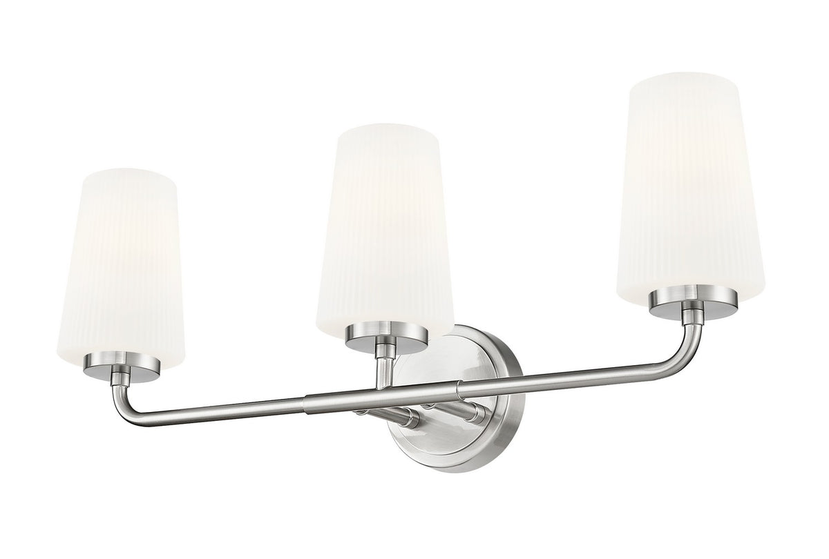 Luminaire de vanité Montford Nickel brossé, 24" – vue 3