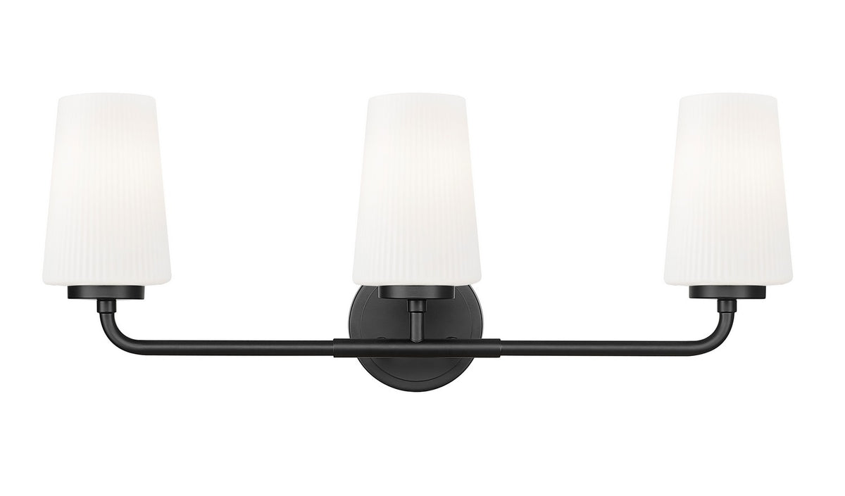 Luminaire de vanité Montford Noir mat, 24" – vue 2
