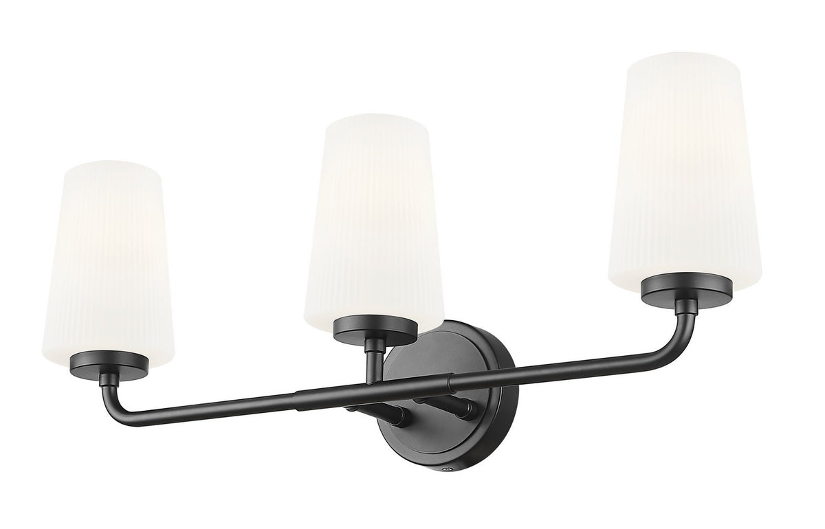 Luminaire de vanité Montford Noir mat, 24" – vue 3