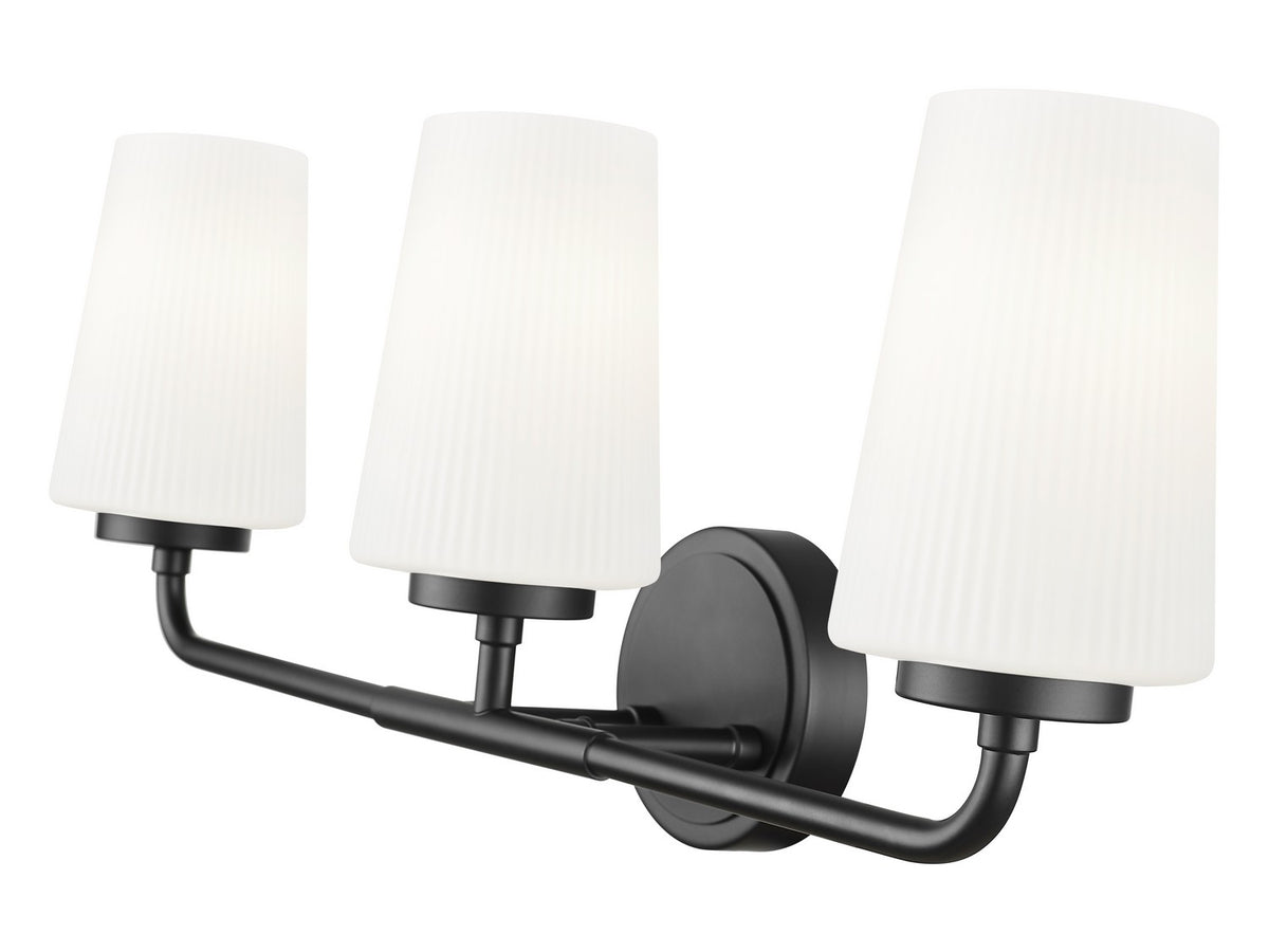 Luminaire de vanité Montford Noir mat, 24" – vue 4