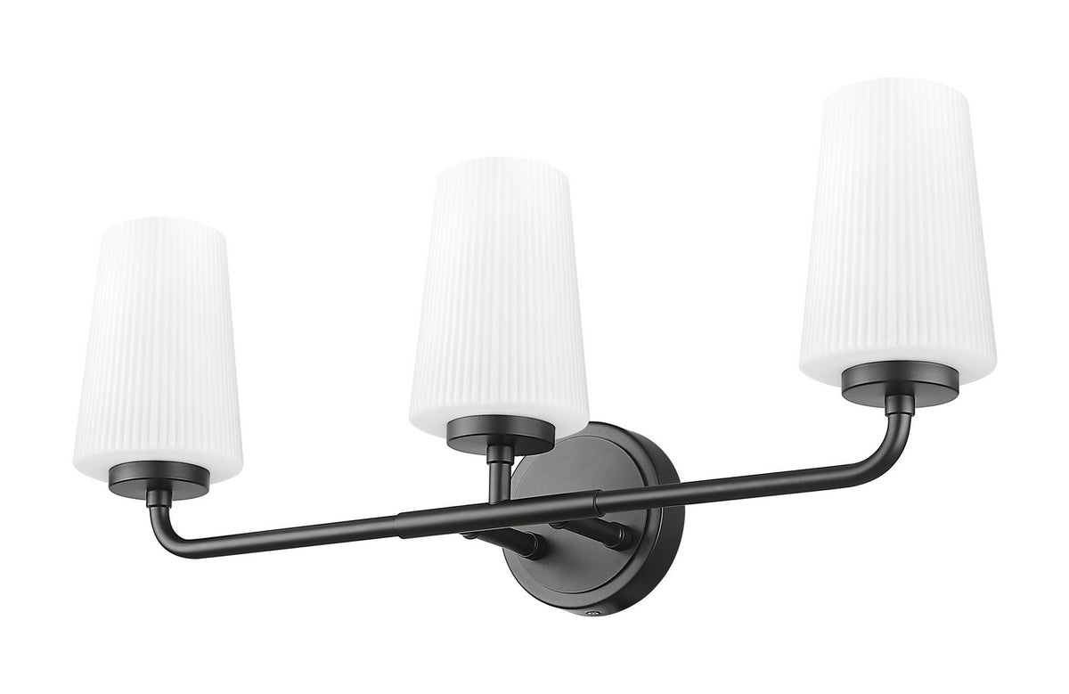 Luminaire de vanité Montford Noir mat, 24" – vue 5