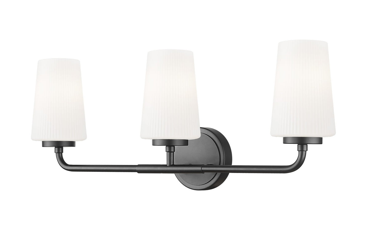 Luminaire de vanité Montford Noir mat, 24" – Z-Lite