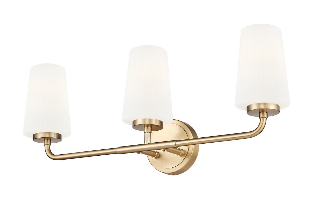 Luminaire de vanité Montford Or moderne, 24" – vue 3