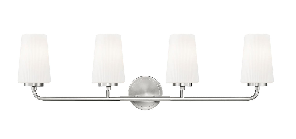 Luminaire de vanité Montford Nickel brossé, 32" – vue 2