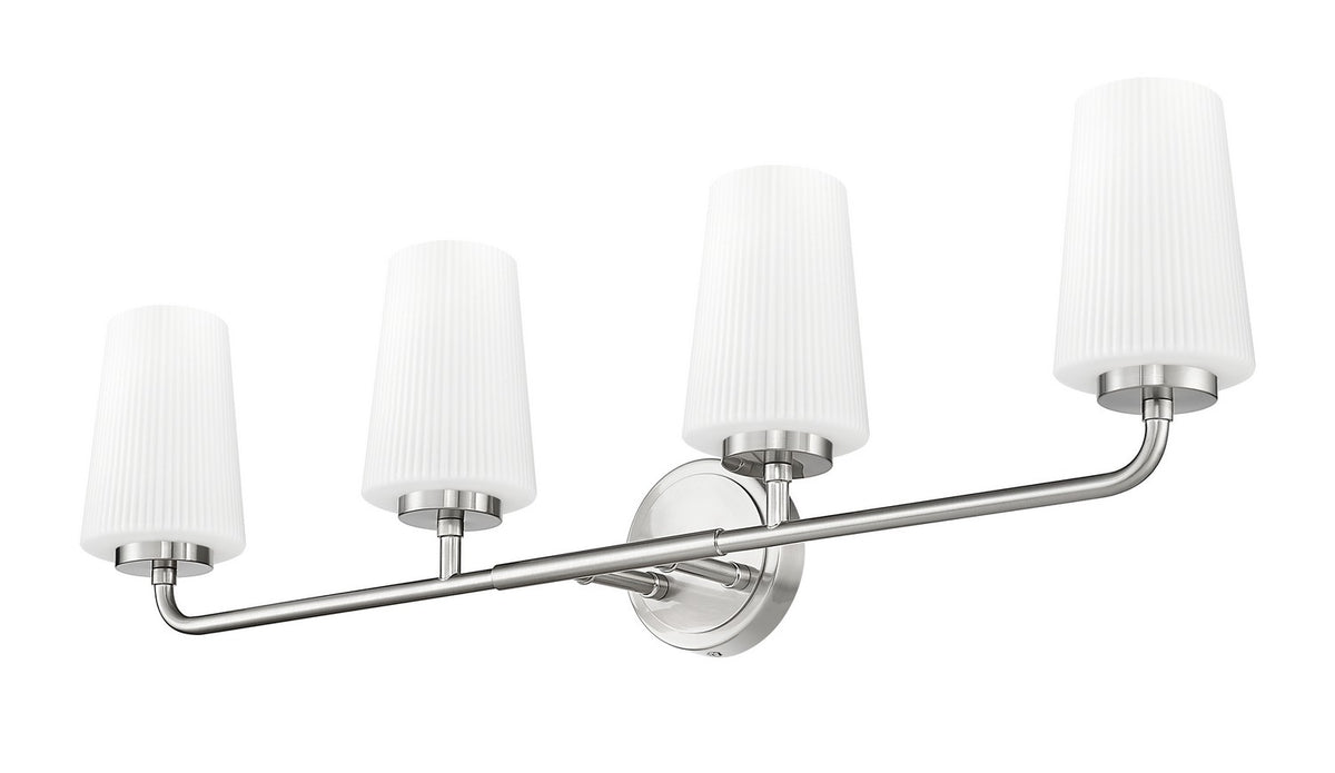 Luminaire de vanité Montford Nickel brossé, 32" – vue 5