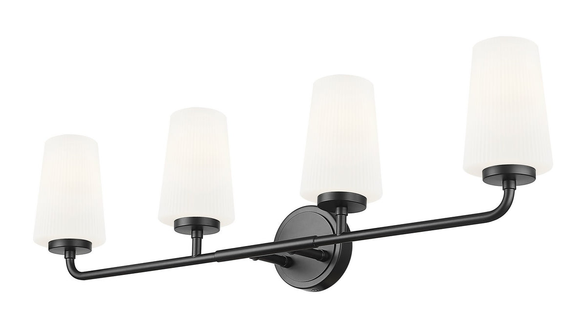 Luminaire de vanité Montford Noir mat, 32" – vue 3