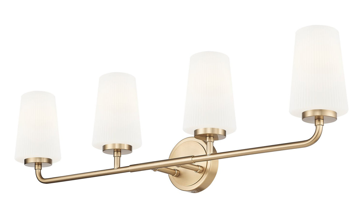 Luminaire de vanité Montford Or moderne, 32" – vue 3